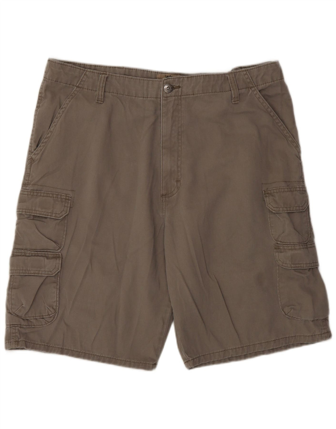 WRANGLER Mens Cargo Shorts W38 XL Grey Cotton