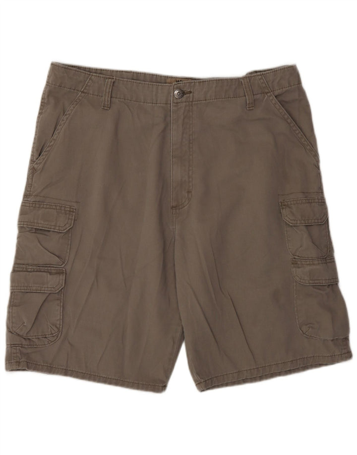 WRANGLER Mens Cargo Shorts W38 XL Grey Cotton