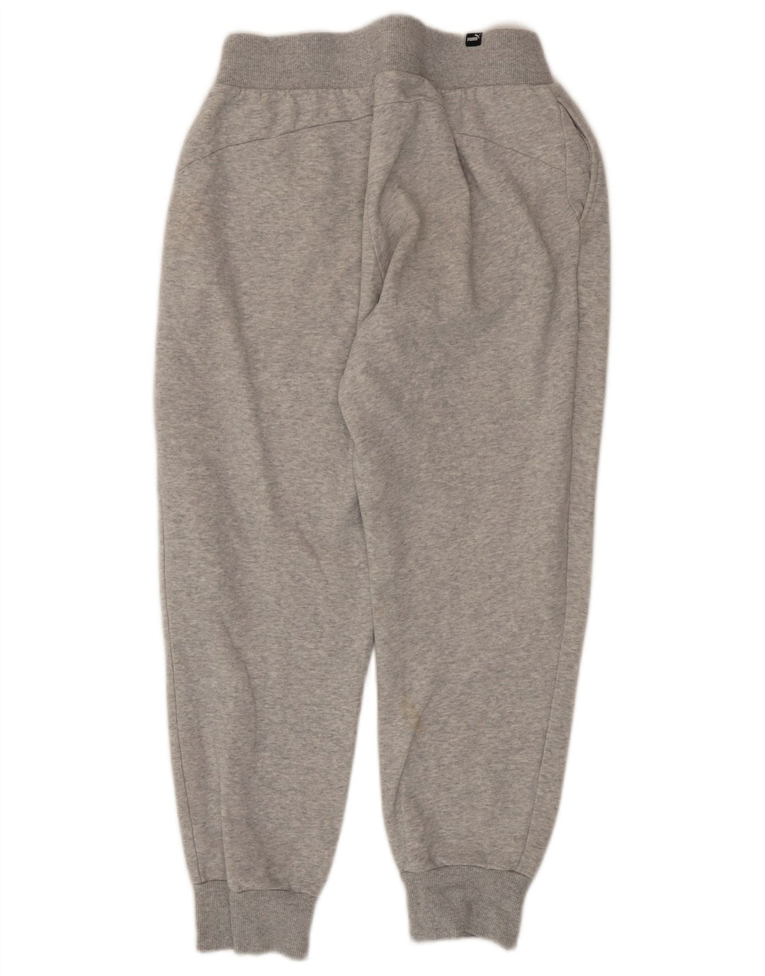 PUMA Mens Tracksuit Trousers Joggers Small Grey Cotton