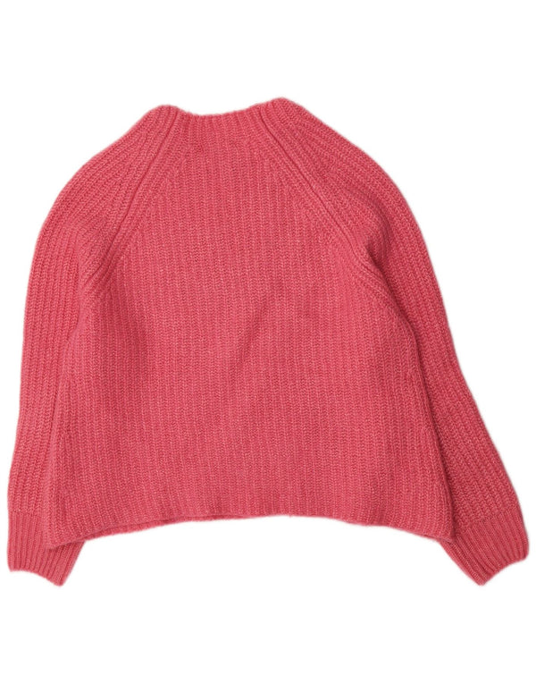 Massimo Dutti Jersey Oversize con Cuello Barco para Mujer UK 10 Small Rosa