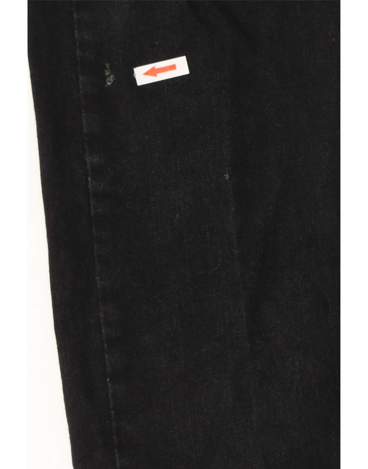 Vaqueros rectos de corte regular para hombre Lee W30 L32 Algodón negro