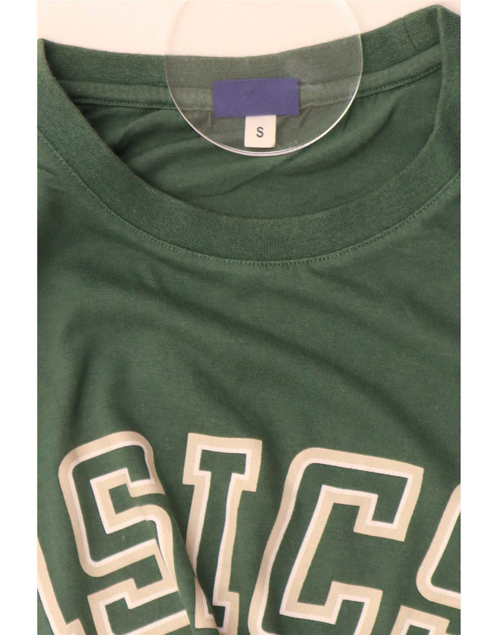 Asics - Camiseta gráfica para hombre, talla pequeña, verde