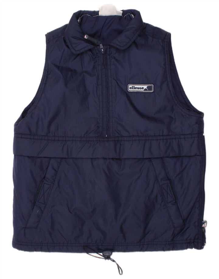 Ellesse Chaleco acolchado para niño 10-11 años Azul marino Poliéster