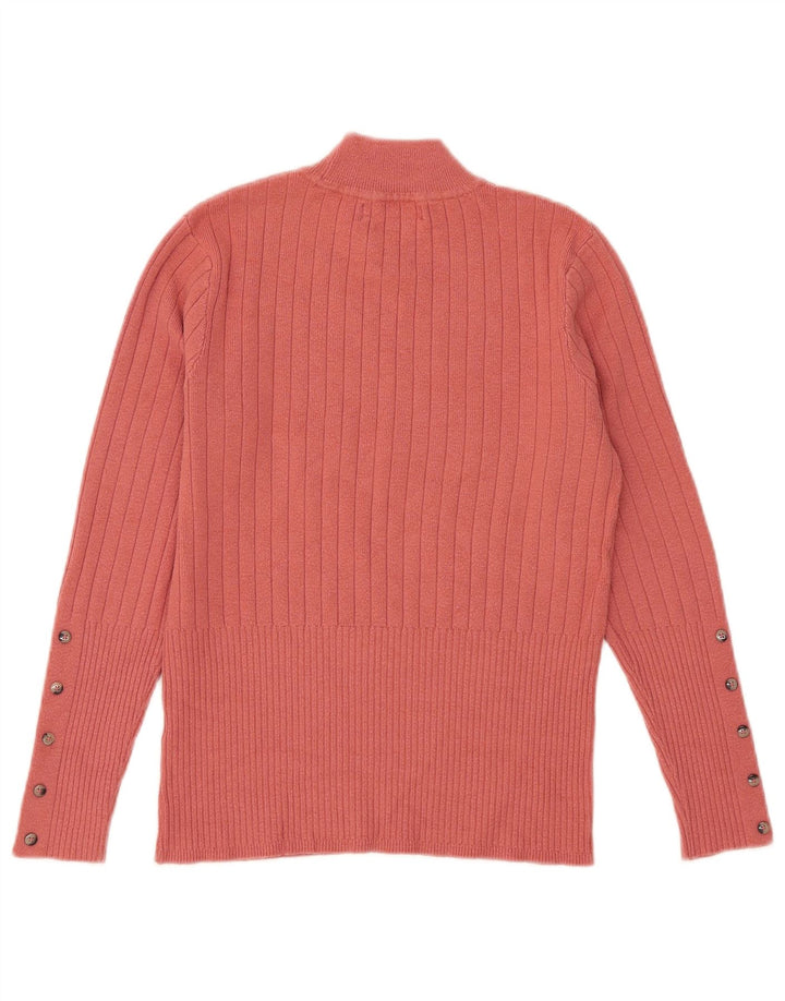 Marks & Spencer Jersey con Cuello Alto para Mujer UK 12 Medium Pink