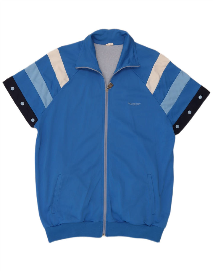 CAMPAGNOLO Chaqueta de chándal para hombre IT 56 2XL Azul Colorblock