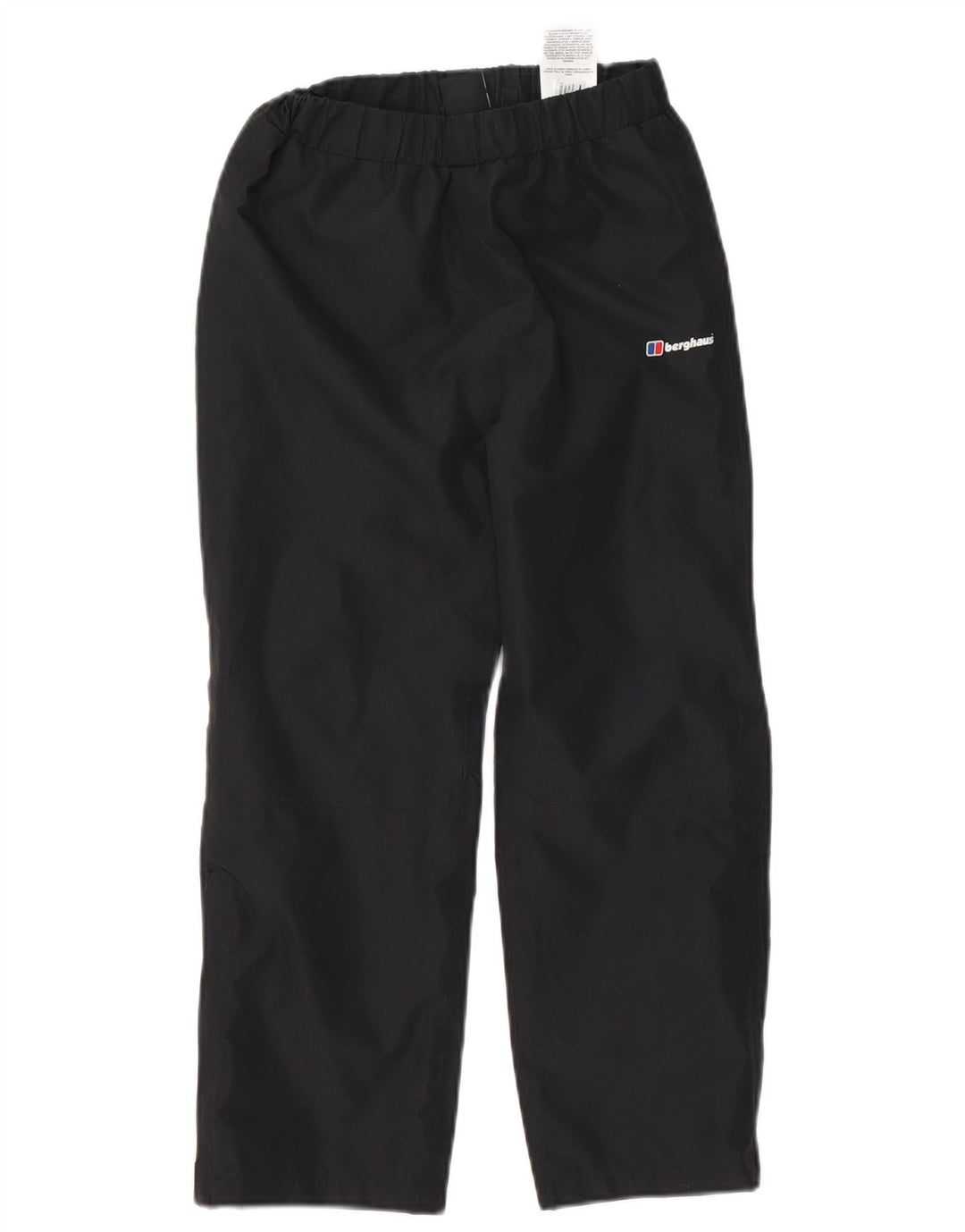 Berghaus Pantalón Cortavientos para Niños 7-8 Años Negro Poliéster
