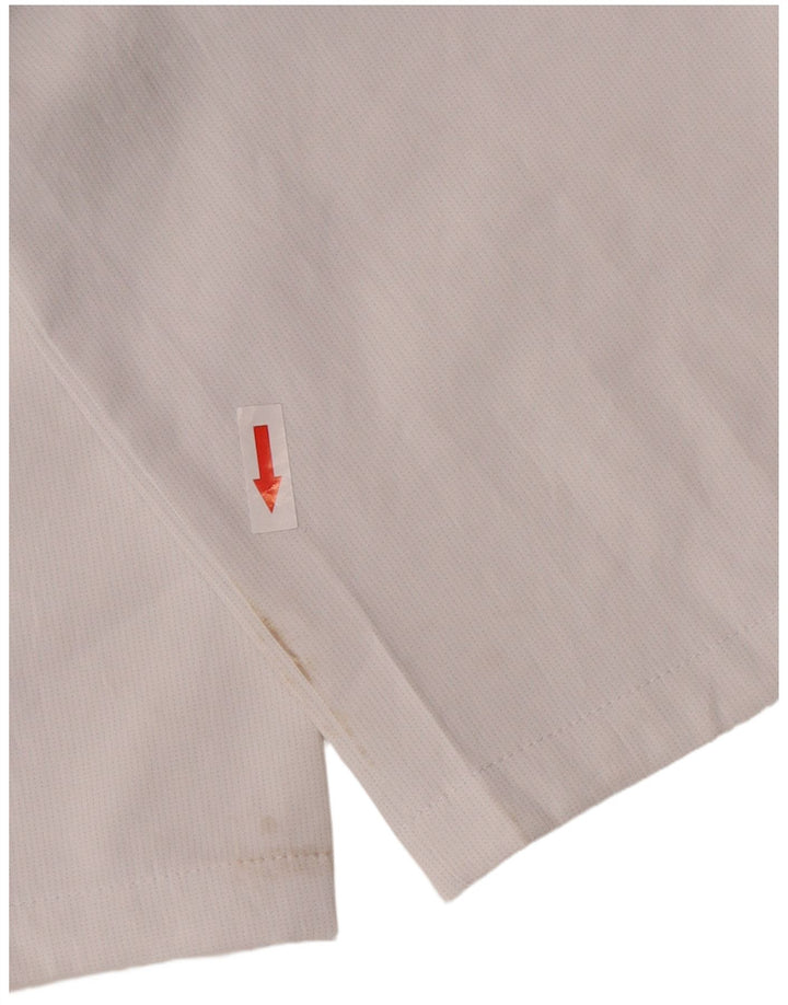Pantalones casuales rectos para hombre Puma W32 L32 Poliéster blanco