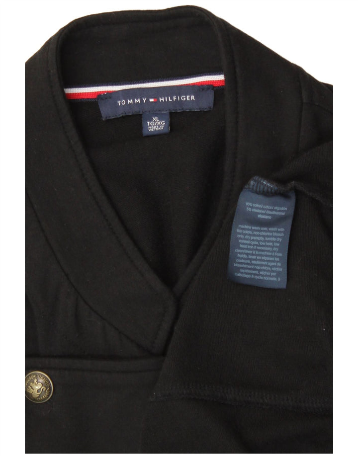 Tommy Hilfiger Cárdigan para Mujer UK 18 XL Algodón Negro