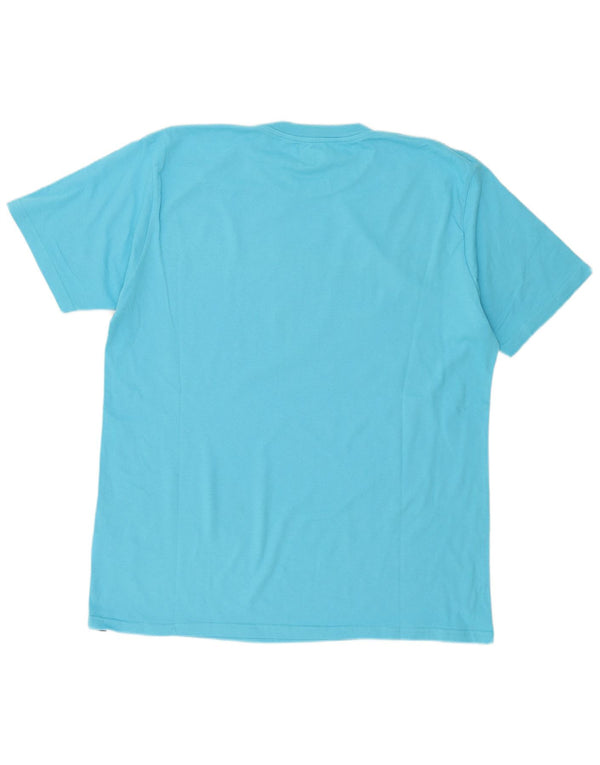 DC Hombre Camiseta Gráfica Top XL Algodón Azul