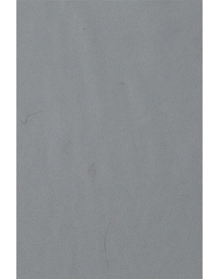 Nike Dri Fit - Camiseta con cuello y cremallera para hombre, manga larga, poliéster color azul grande