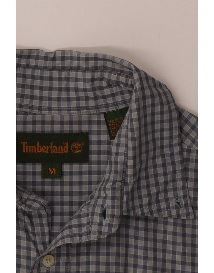 Camisa Timberland Hombre Medium Blue Check Tencel