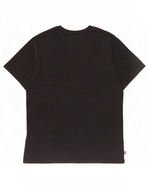 Levi's Camiseta gráfica para hombre Top grande de algodón negro
