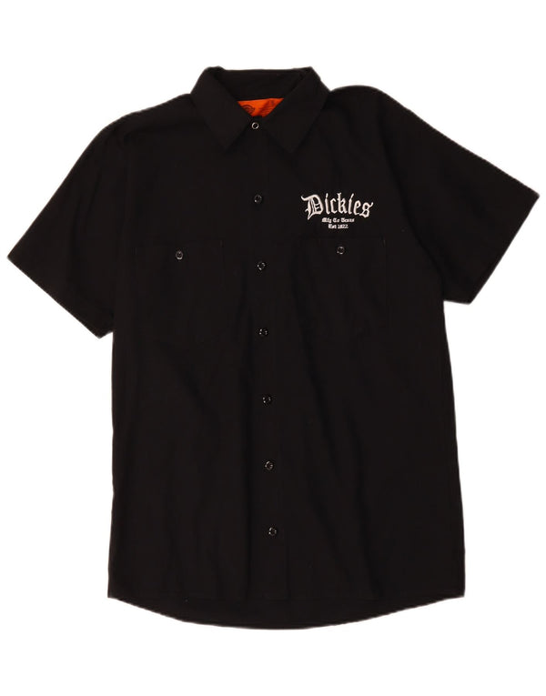 DICKIES Camisa gráfica de manga corta para hombre Small Black Cotton