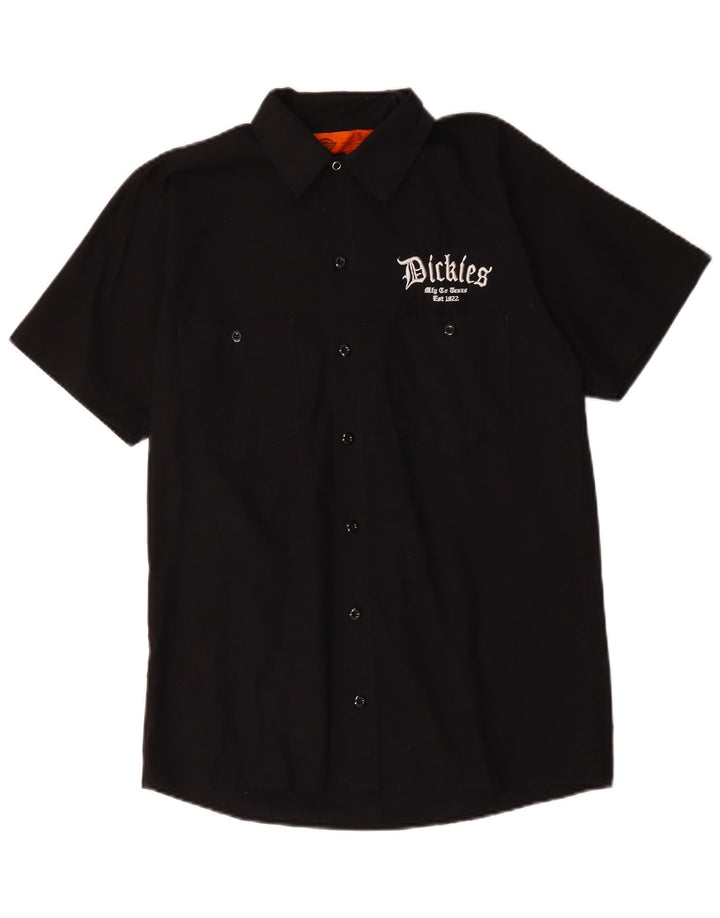 DICKIES Camisa gráfica de manga corta para hombre Small Black Cotton