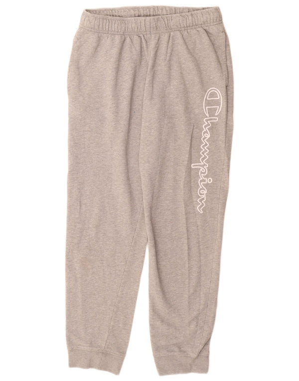 CHAMPION Graphic Chándal Pantalones Joggers Grande Gris