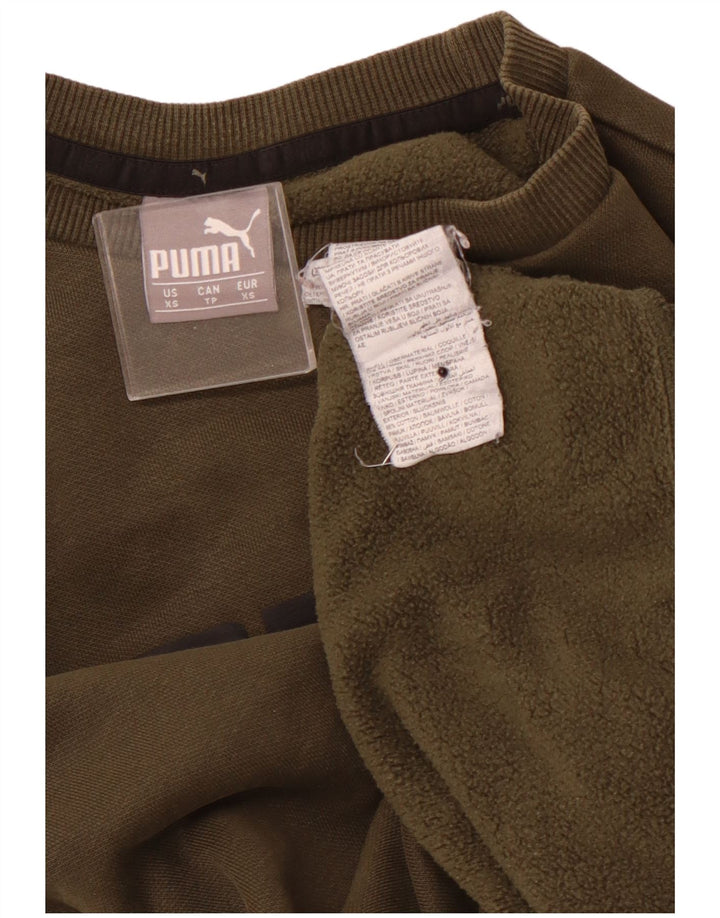 PUMA Sudadera gráfica para hombre Jumper XS Algodón caqui