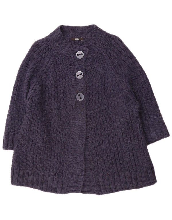 Marks & Spencer Suéter tipo cárdigan de manga 3/4 para mujer UK 22 3XL Azul marino
