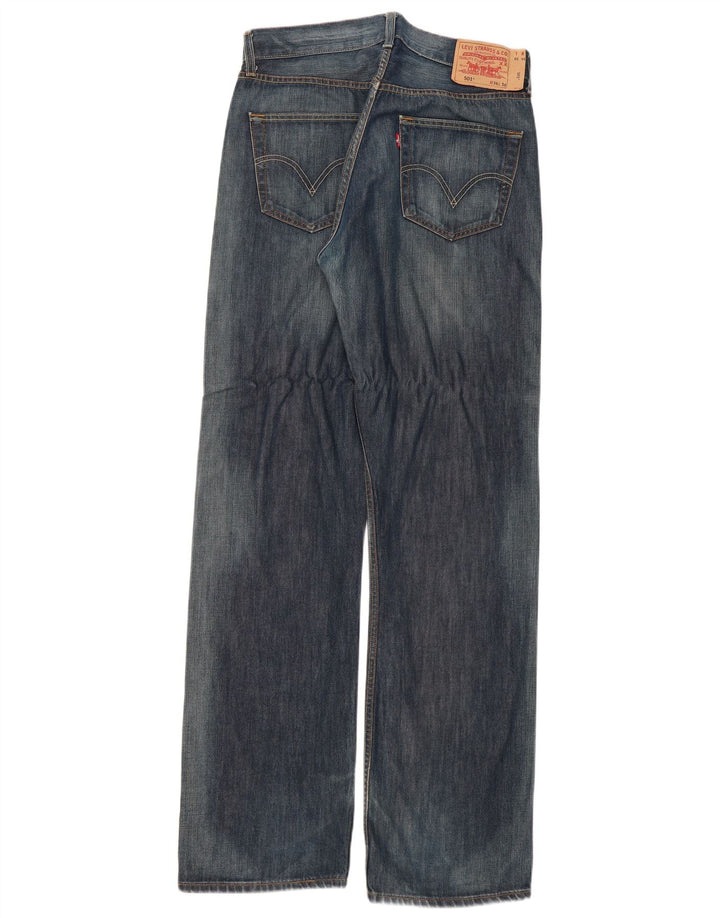 Vaqueros Levi's Mujer 501 Rectos W34 L36 Algodón Azul