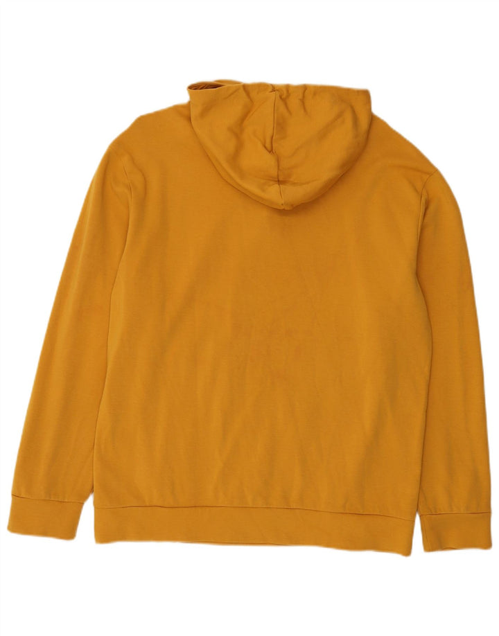 Puma Hombre Sudadera Con Capucha Jumper Algodón Amarillo Medio