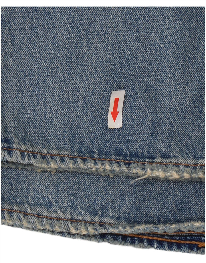 Levi's Vaqueros rectos 501 para hombre W36 L32 Algodón patchwork azul