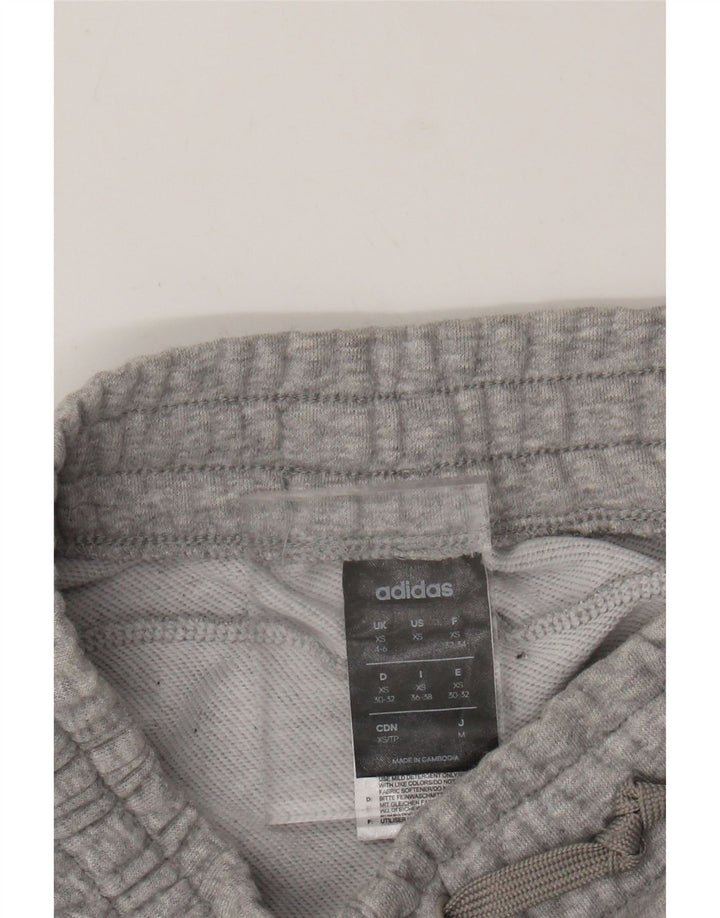 ADIDAS Pantalones de chándal para mujer Joggers UK 4/6 XS Algodón moteado gris