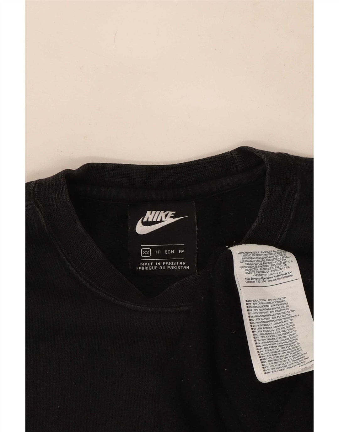 Sudadera Nike Hombre Jumper XS Negro Algodón