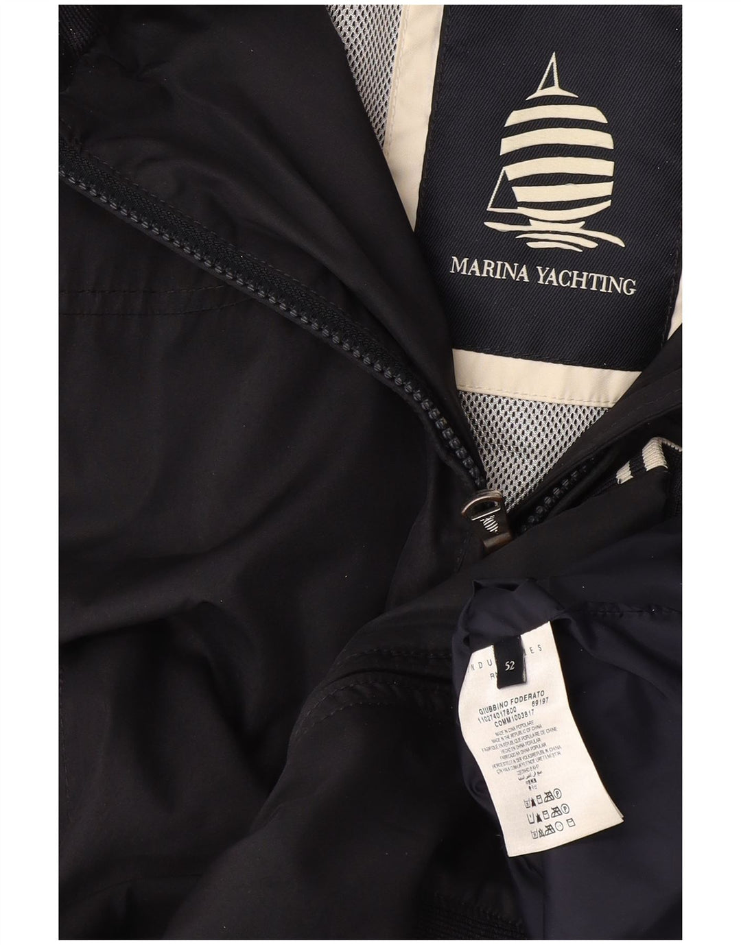 Marina Yachting Chaqueta Bomber Hombre IT 52 XL Azul Marino Poliéster