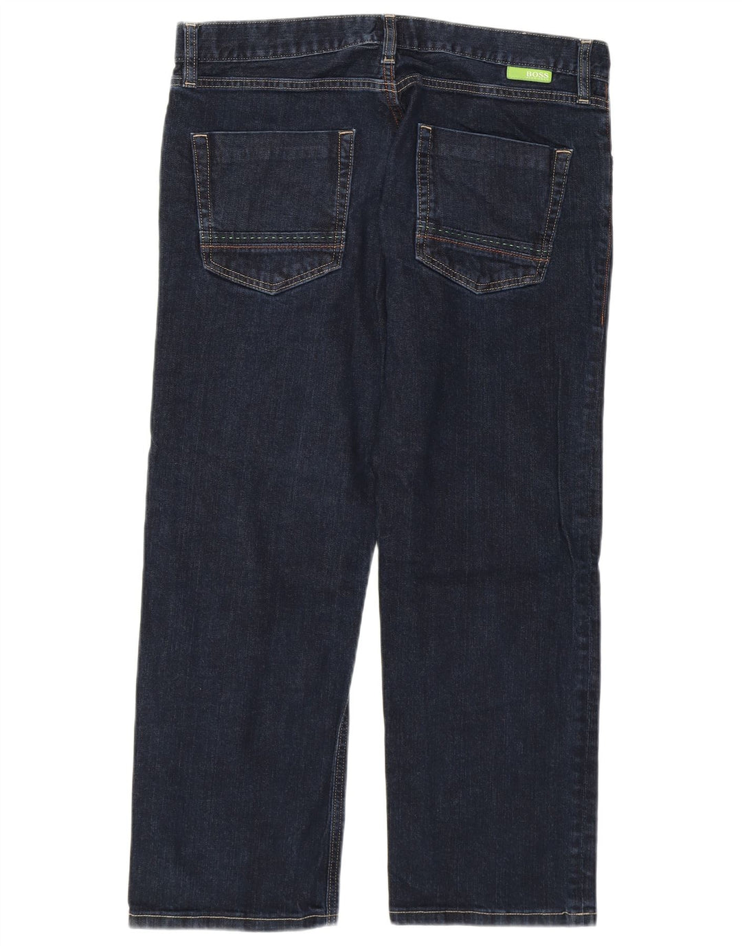 Vaqueros cropped para hombre HUGO BOSS W33 L25 Algodón azul marino
