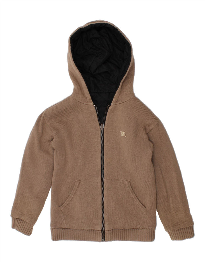 BURBERRY Chaqueta reversible con capucha para niño 4-5 años Negro Poliéster