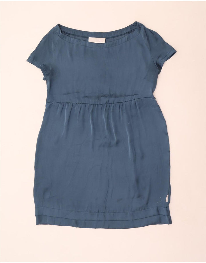 PEUTEREY Vestido tubo para mujer IT 46 Poliéster azul grande