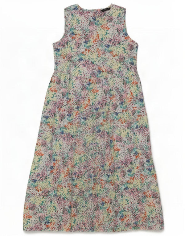 Marks & Spencer Vestido largo para mujer UK 44 Grande Multicolor Floral