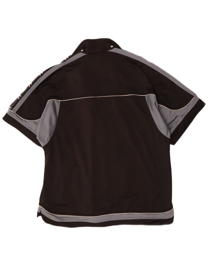 Diadora Chaqueta de chándal de manga corta para hombre UK 38 Medium Black