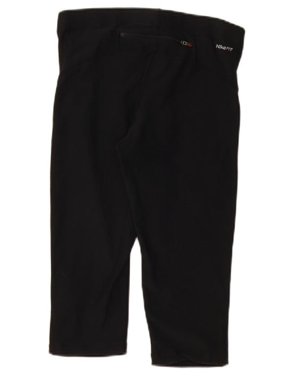 Nike Leggings Capri para mujer Reino Unido 10/12 Mediano Negro Poliéster