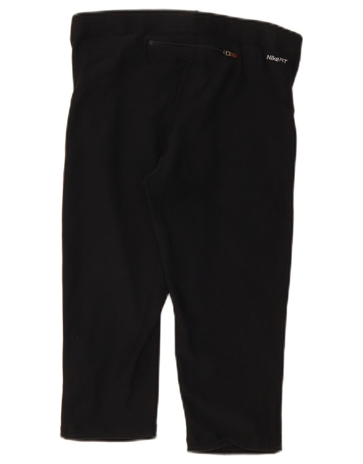 Nike Leggings Capri para mujer Reino Unido 10/12 Mediano Negro Poliéster