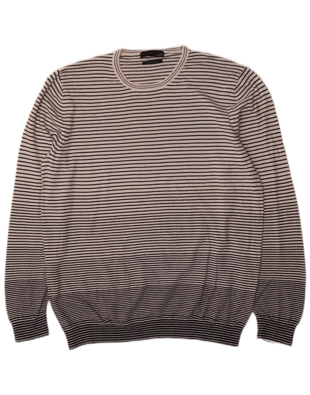 Marks & Spencer Suéter de Cuello Redondo Autograph para Mujer UK 46 Grande Blanco