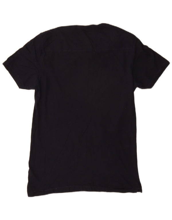 French Connection Camiseta para hombre Top Medium Azul marino Algodón