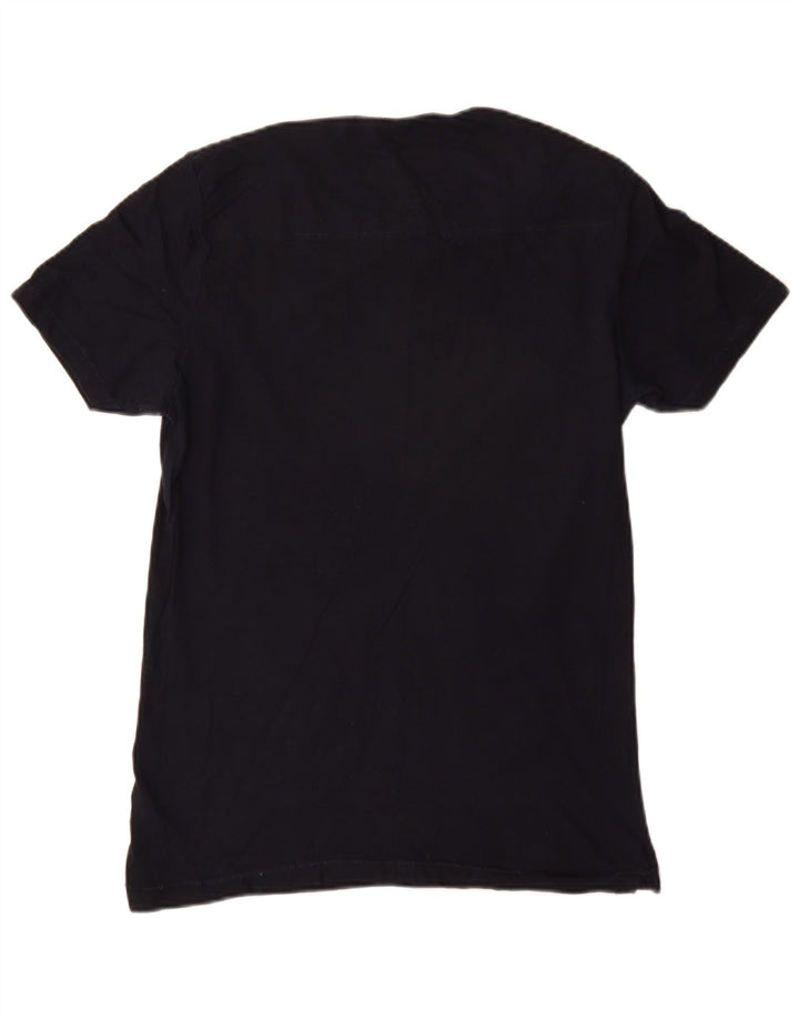 French Connection Camiseta para hombre Top Medium Azul marino Algodón