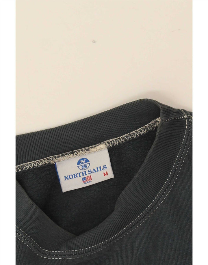 North Sails Hombre Sudadera Gráfica Jumper Azul Medio