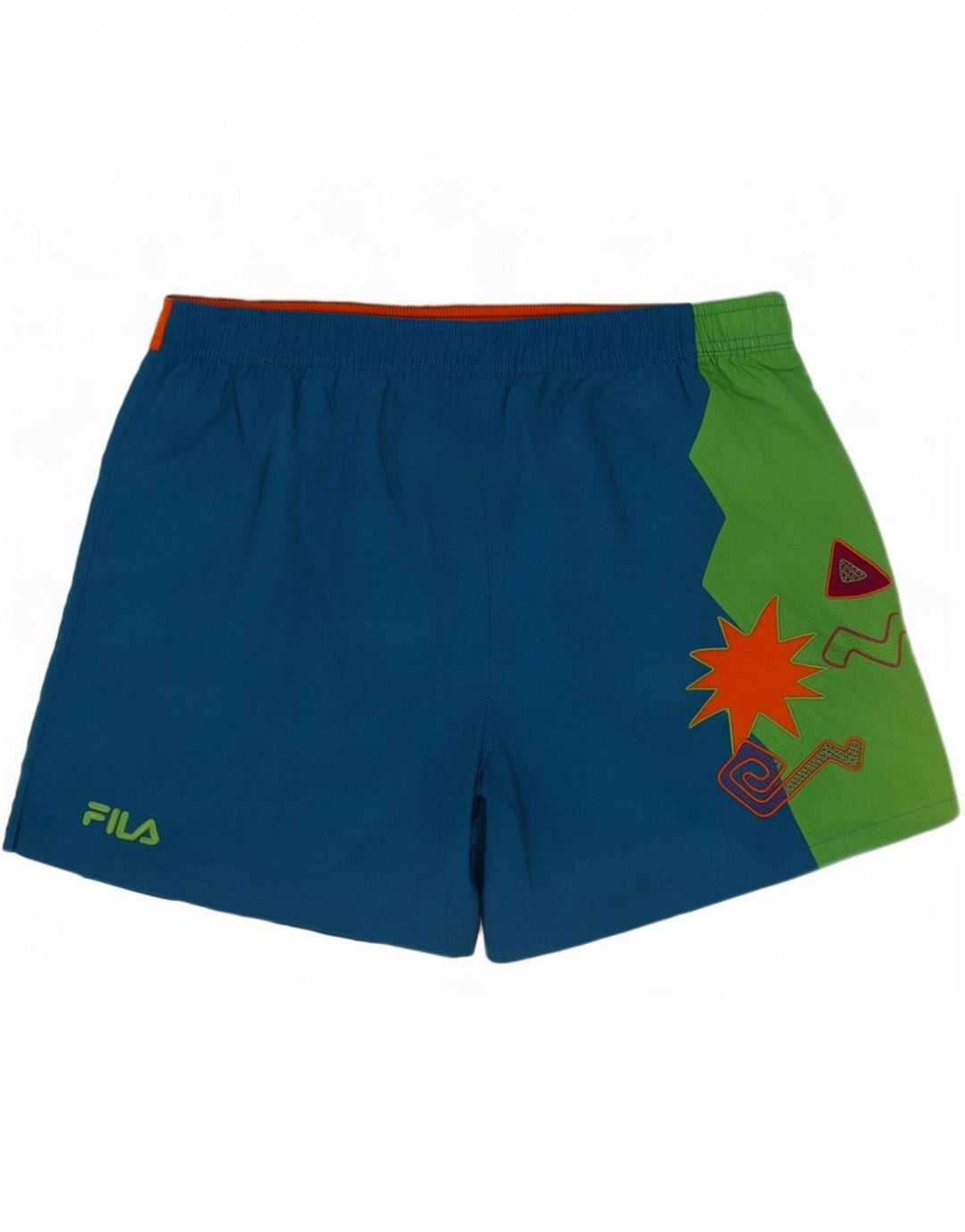Fila Bañador para hombre, talla grande, color azul, poliéster
