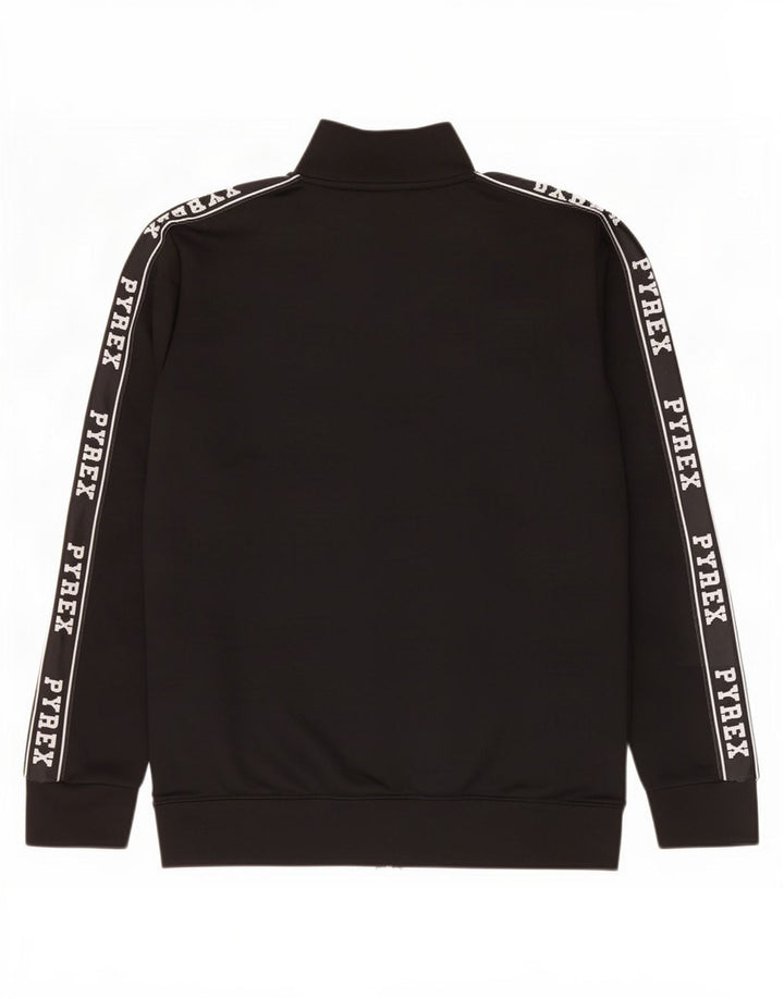 Pyrex Boys Graphic Chándal Top Chaqueta 13-14 Años 2XL Negro Poliéster