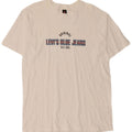Levi's Camiseta gráfica para hombre Top grande de algodón blanco