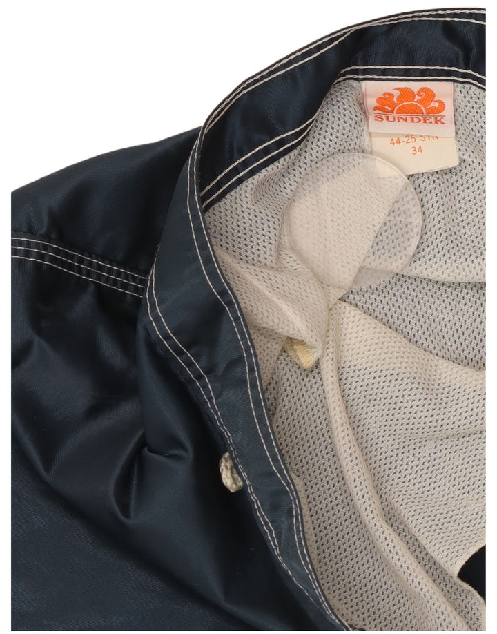 Sundek - Bañador para hombre, talla grande, color azul