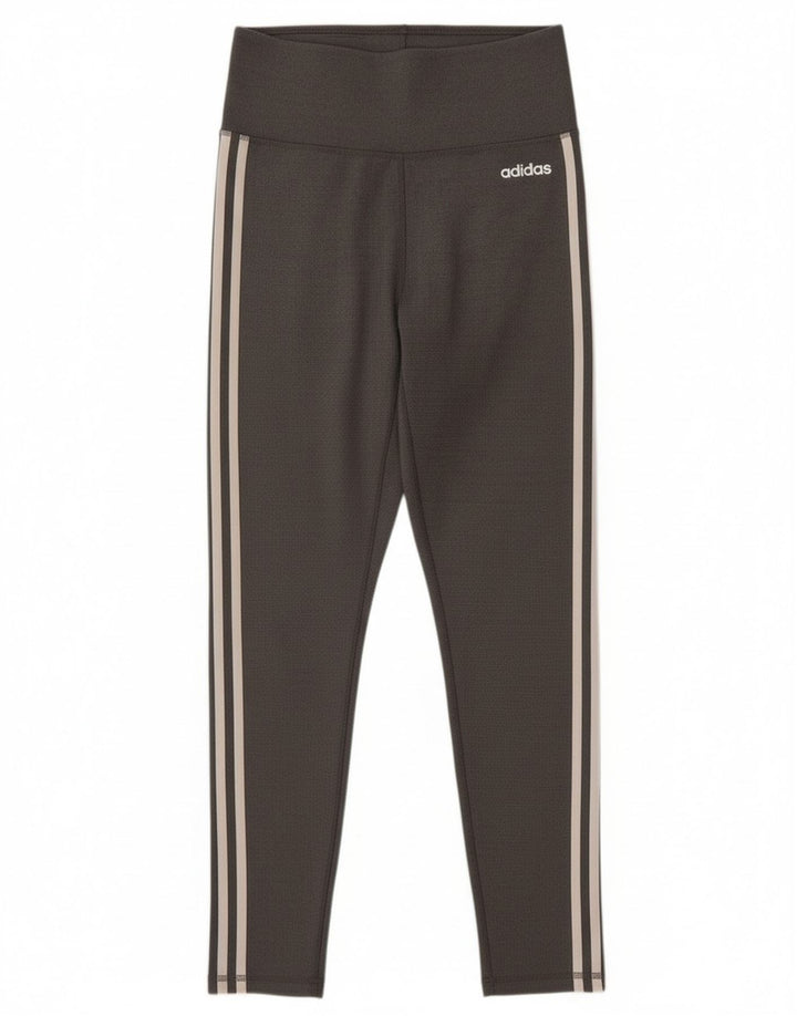 Adidas Leggings Climalite para mujer Reino Unido 12/14 Poliéster gris medio