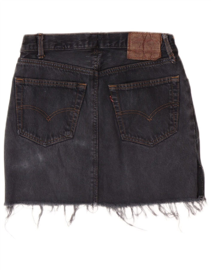 LEVI'S Falda Vaquera Mujer W28 Gris Medio