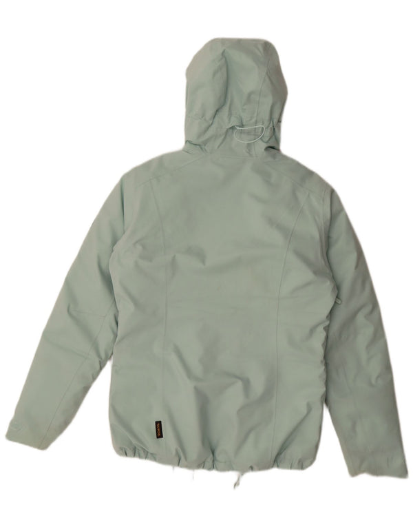 Jack Wolfskin Chaqueta Acolchada Extragrande con Capucha para Mujer UK 8/10 Small Green