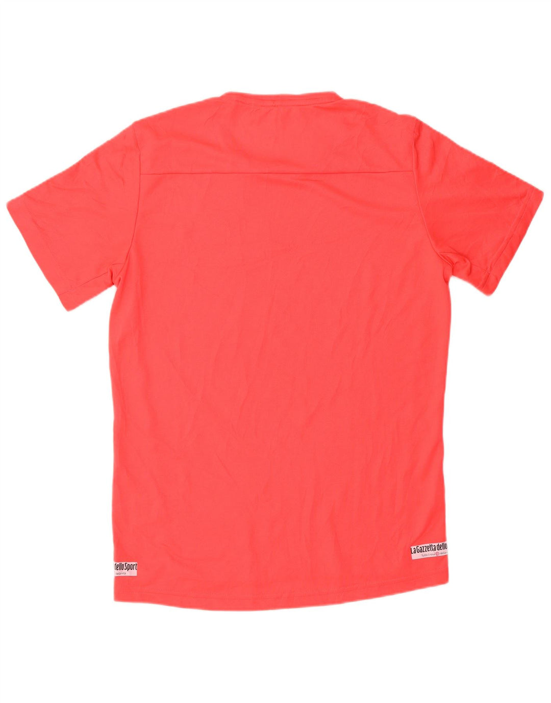 ADIDAS Mens Climalite Graphic Camiseta Top Pequeño Poliéster Rojo