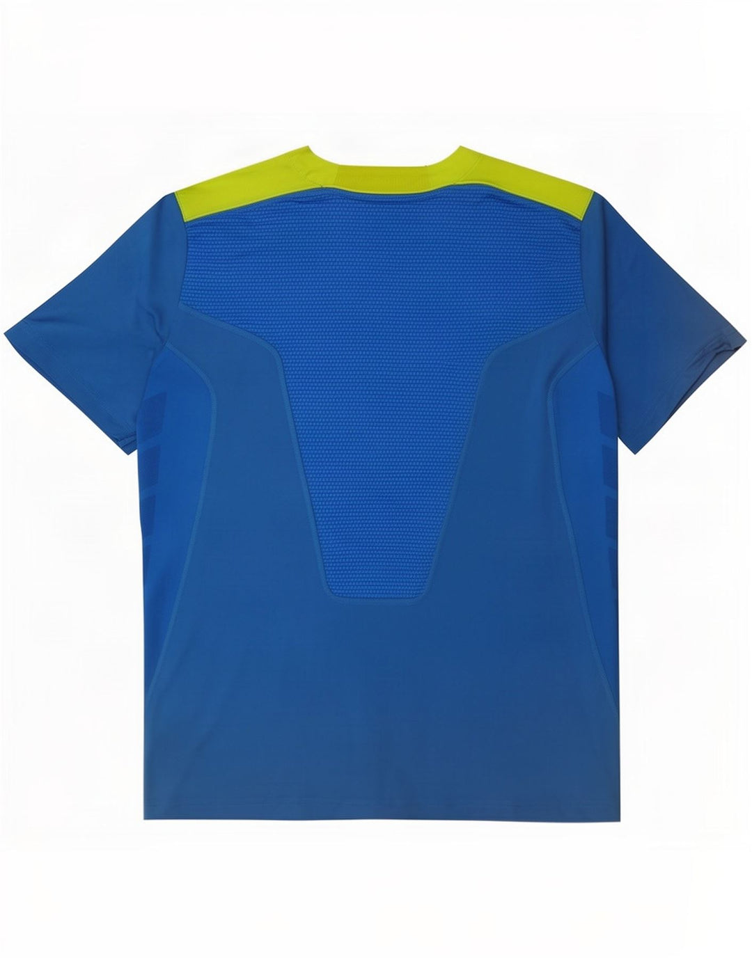 Adidas Hombre Climacool Camiseta Top Azul Medio Colorblock