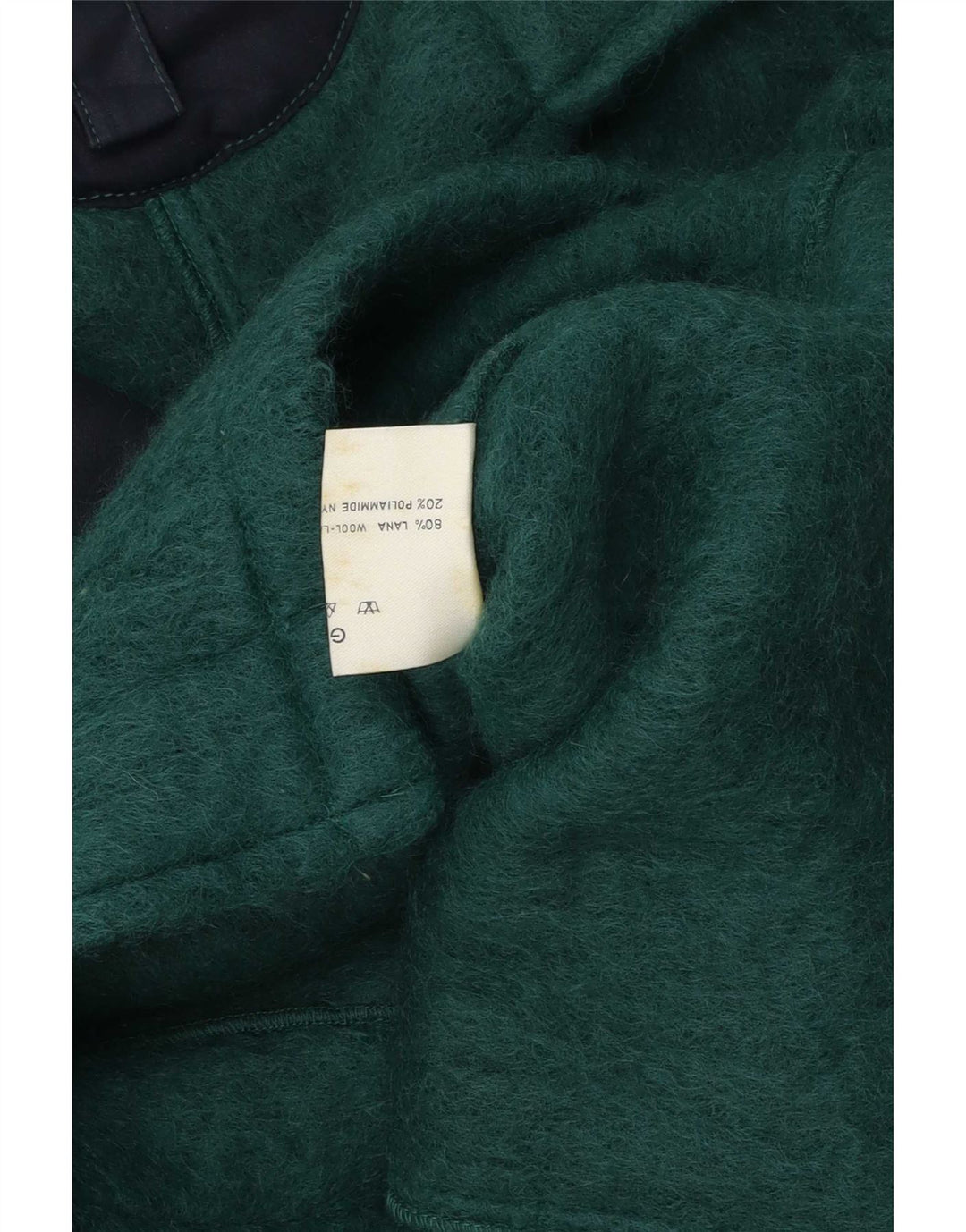 Vintage chaqueta de mujer Reino Unido 14 medio verde lana clásica