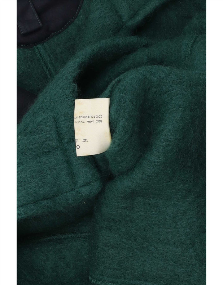 Vintage chaqueta de mujer Reino Unido 14 medio verde lana clásica