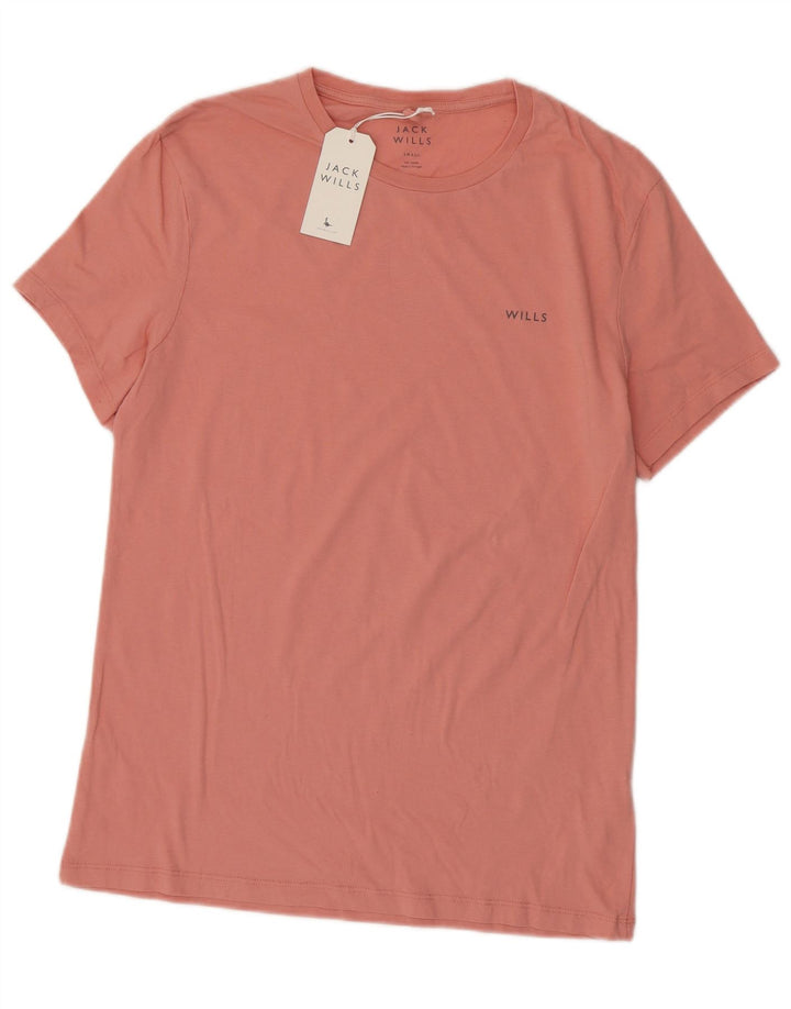 Camiseta Jack Wills Hombre Top Small Rosa Algodón